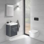 V&B Waschtischunterschrank AVENTO 430x514x352mm Ans re Crystal Grey