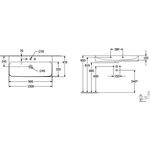 V&B Waschtisch FINION ohne ÜL 1000x470mm stone white C+