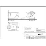 TOTO NC Wand-WC ti. randl. f Wa RG Lite seit Anschl. we