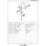 Kludi Waschtischarmatur NOVA FONTE DÉCO Zweigriff, DN 15 chrom