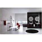 Hewi Haltegriff SERIE 801 88mm tief d= 33mm Achsmaß 300mm aquablau