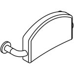 Hewi Rückenstütze SERIE 801 BS 150mm tief, Wandmontage apfelgrün