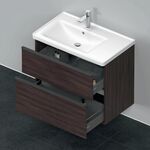 Duravit Waschtischunterbau D-NEO 625x784x452mm 1 Ausz. 1 Schubk Kast. dkl