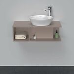 Duravit Waschtischunterbau Compact D-NEO 1 offenes Fach 260x800x480mm basalt mat