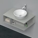 Duravit Waschtischunterbau D-NEO 1 of Fach 260x800x550mm betongrau matt