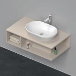 Duravit Waschtischunterbau D-NEO 1 offenes Fach 260x1000x550mm taupe