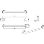 V&B Wandhaltegriff ViCare Funktion we 600mm