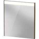 Duravit Spiegel BRIOSO 620x35mm, mit Beleuchtung nussbaum matt