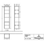 V&B Hochschrank SUBWAY 3.0 400x1710x362mm 1x of f A li G. Vo b Br w