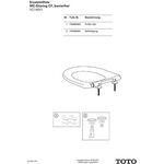 TOTO Puffer-Set + 2mm, für WC-Sitz CF barrierefrei