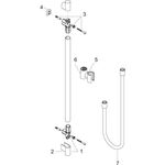 Brausestange AXOR STARCK 900mm brushed nickel