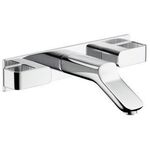 3-Loch Waschtischarmatur AXOR URQUIOLA DN 15 UP m Ala 228mm brushed gold optic