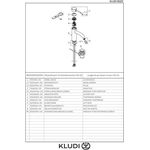 Kludi Waschtisch-Einhandmischer BOZZ EcoPlus, mit Ablaufgarnitur, 100mm chrom
