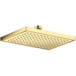 HG Kopfbrause AXOR 245 / 185, 1 jet, EcoSmart brushed brass