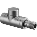 OV HK-Verschraubung Combi E Durchg DN 15 1/2Zoll PN 10 Edelstahl-Design