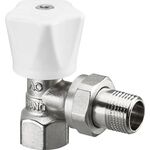 OV Handregulierventil Baureihe HR PN 10, Handrad weiß, Eck, DN 15, 1/2Zoll