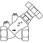 OV KFR-Ventil Aquastrom IG/IG PN 16 o Entl DN 40 Rp 1 1/2ZollxRp 1 1/2Zoll