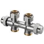 OV Verschraubung Multiflex FQ 3/4Zoll ÜMx3/4Zoll AG Durchgang MS vernickel