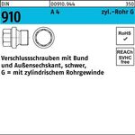 Verschlußschraube DIN 910 Bund/Außen-6-kt G 1/8 A A 4 10 Stück - VPE: 10