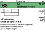 Stiftschraube DIN 938 M16x 100 5.6 galv.verz. 25 Stück - VPE: 25