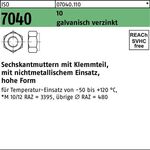 Sechskantmutter ISO 7040 Klemmteil M24 10 galv.verz. 25 Stück - VPE: 25