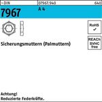 Sicherungsmutter DIN 7967 M10 A 4 100 Stück - VPE: 100