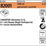 Klemmen R 82001 GTW 40 KM 16/5,5 galv.verz. 1 Stück LINDAPTER