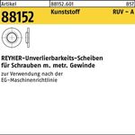 Unverlierbarkeitsscheibe R 88152 6/6,3x12,5x1,3 Ku. natur 100 Stück - VPE: 100