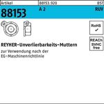 Unverlierbarkeitsmutter R 88153 M6 A 2 25 Stück - VPE: 25