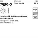 Unterlegscheibe DIN 7989-2 24/26x 44x8 Stahl 100HV 100 Stück - VPE: 100