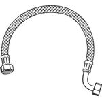 Grohe Druckschlauch PG10 flexibel chr