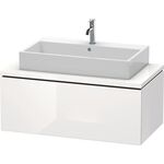 Duravit Waschtischunterbau L-CUBE 1020x547mm 1 Ausz. we hgl ES Ahorn mitte