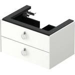 Duravit Waschtischunterbau WHITE TULIP 684x410mm 2 Schubk we sdm o ES