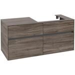 V&B Waschtischunterschrank COLLARO 120x54,8x50cm WT re Stone Oak