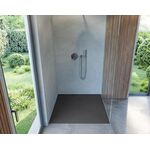 Duravit Duschwanne Sustano Quadrat 900x900x30mm dunkelgrau matt