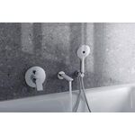 Duravit Handbrause 120, 3 jet, Click! chrom / weiß