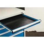 Schubladengummieinlage schwarz f.Schrank-B.572mm f.Schubl.H 50-175mm