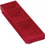 Regalkasten L400xB120xH65mm rot PP KAPPES