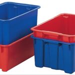 Drehstapelbehälter PP blau L600xB400xH250mm LA-KA-PE