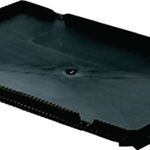 Deckel L600xB400mm schwarz PP f.Drehstapelbehälter LA-KA-PE