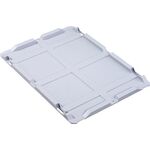 Stülpdeckel PP L400xB300mm grau f.Transportstapelkasten ALLIT