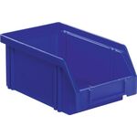 Sichtlagerkasten LK L160/140xB105xH75mm PS blau LA-KA-PE