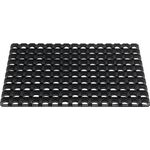 Fußmatte offene Ringe schwarz Gum.L500xB800xS22mm