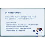 Schreibtafel B900xH600mm Stahlbl.weiß magn.m.Aluminiumrahmen MAGNETOPLAN