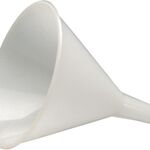 Trichter D.140/15mm H.167mm HD-Polyethylen natur HÜNERSDORFF - VPE: 12
