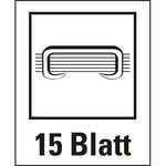 Leitz Heftzange WOW 55312036 max. 15Blatt Metall blau metallic
