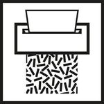 Fellowes Aktenvernichter 4686601 6C Partikelschnitt 4x35mm sw