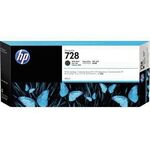 HP Tintenpatrone Nr.728 F9J68A HC 300ml schwarz