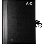 Exacompta Fächermappe 61550B A-Z DIN A4 schwarz