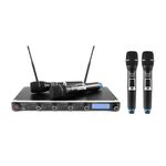 OMNITRONIC UHF-304 4-Kanal-Funkmikrofonsystem 823-832/863-865MHz